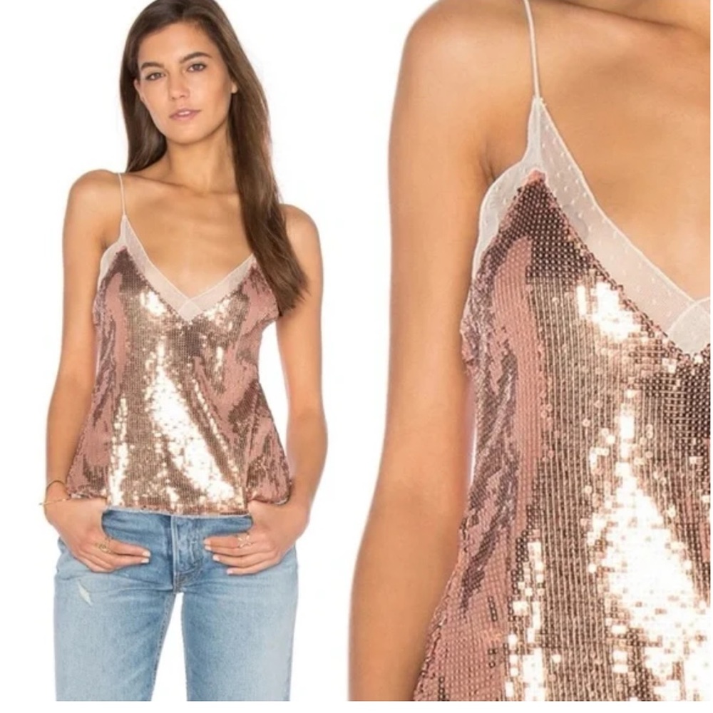 Free People Sparkly Blouse